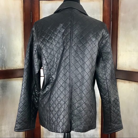 Siena Quilted Leather Jacket - Picture 3 of 8